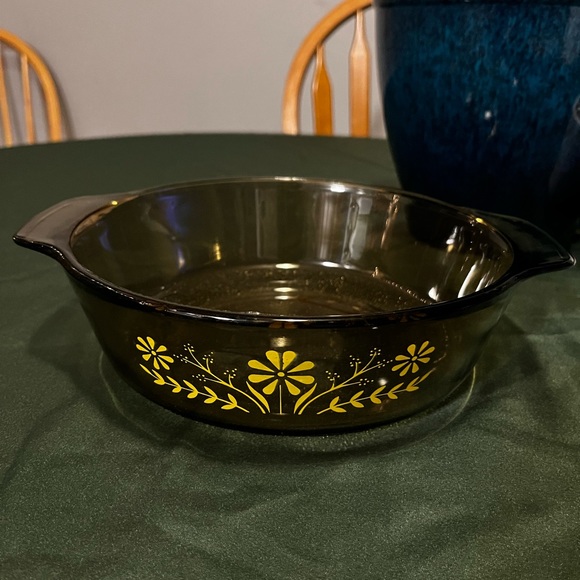 1970’s Jeannette Glass smokey glass baking dish - Picture 1 of 1